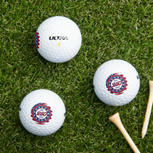 America’s 250th Birthday With USA Flag Golf Balls