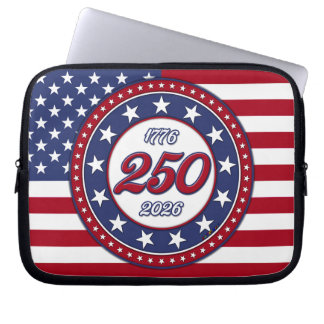 America’s 250th Birthday With USA Flag Laptop Sleeve