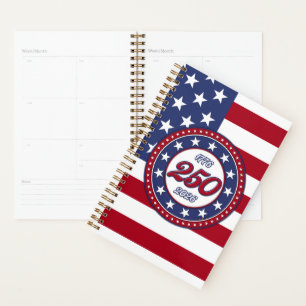 America’s 250th Birthday With USA Flag Planner