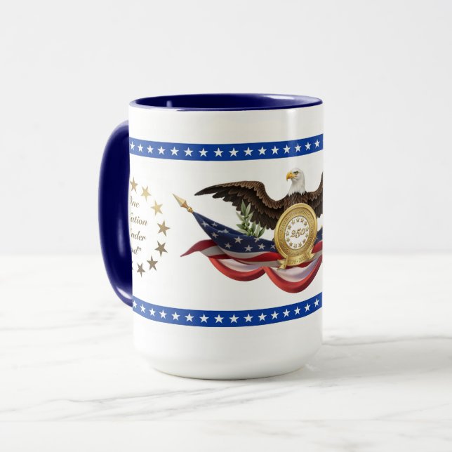America’s 250th Celebration Of Freedom/Independece Mug (Front Left)