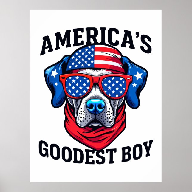 America’s Goodest Boy Dog Poster (Front)