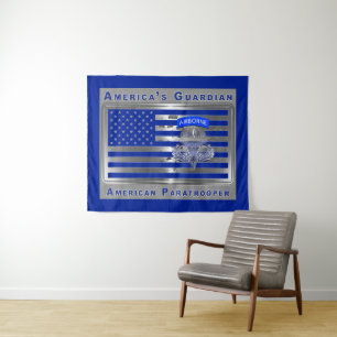 America’s Guardian American Paratrooper Tapestry