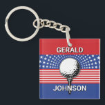 America’s Patriotic Golf Design<br><div class="desc">Americas Patriotic Golf Design by Edward Eksi,  Easy modification of TEXTS for your needs.</div>