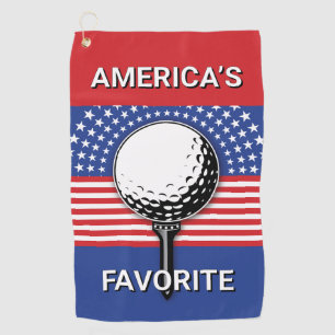 America’s Patriotic Golf Design Golf Towel
