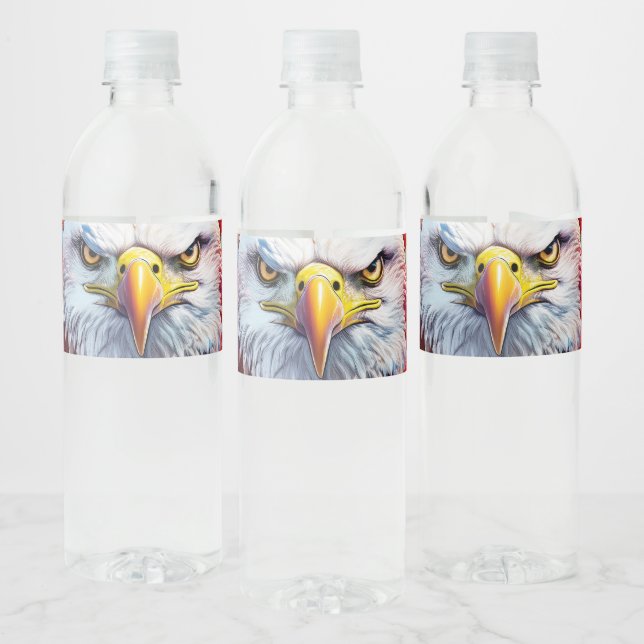 America’s Red Eagle Firew Water Bottle Label (Bottles)