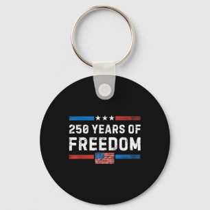 America Semiquincentennial July 4 2026 250 Years O Keychain