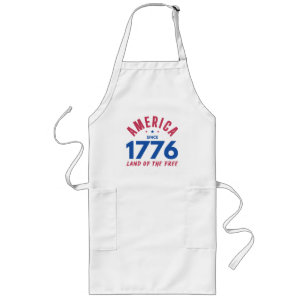 AMERICA SINCE 1776 LAND OF THE FREE LONG APRON