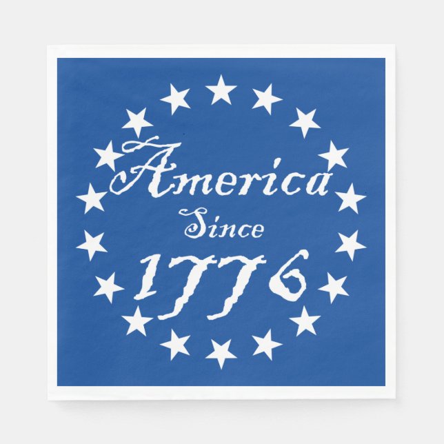 America Since 1776 Napkin (Front)