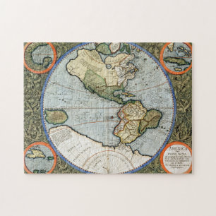 America Sive India Nova Jigsaw Puzzle