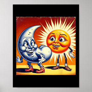 America Solar Eclipse 2024 4.08.24 The Sun Got Moo Poster