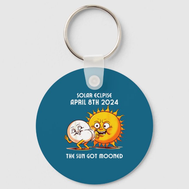 America Solar Eclipse 4 08 Keychain (Front)