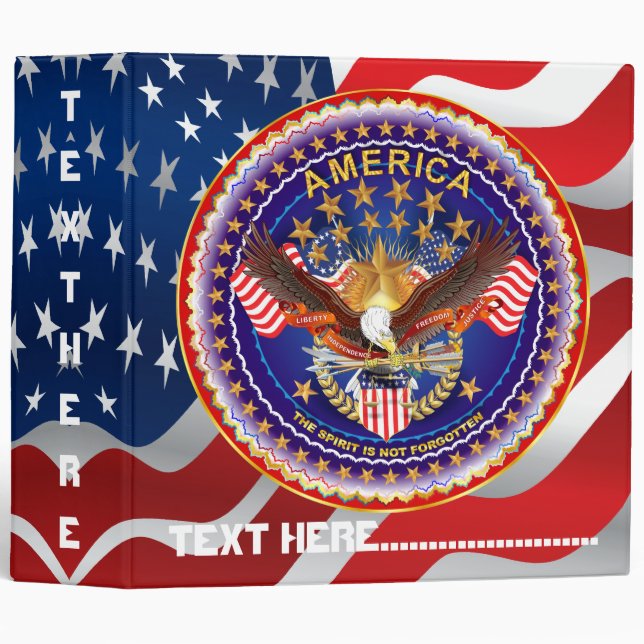 America Spirit Is Not Forgotten Please See Notes Binder (Front/Spine)