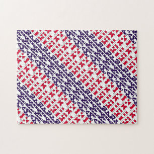 America Stars and Stripes Jigsaw Puzzle