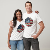 America Sunflower Flag Flower 