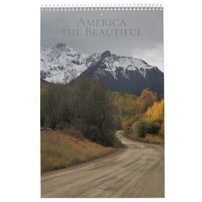 America the Beautiful Calendar (Cover)