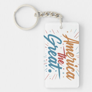 America the Great Keychain