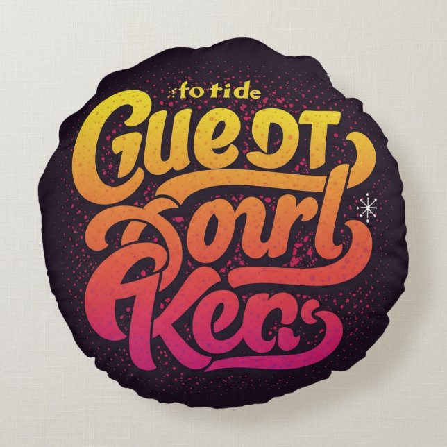  "America the Great" Round Pillow (Back)