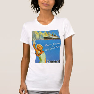 America this Year by RMS Queen Mary T-Shirt