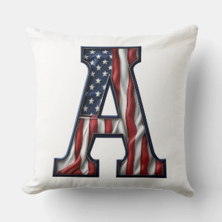 America. Throw Pillow