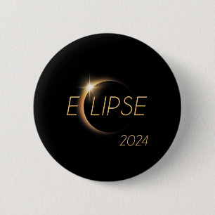 America Totality 04 08 24 Total Solar Eclipse 2024 2 Inch Round Button