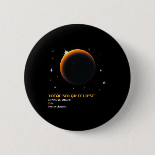 America Totality 04 08 24 Total Solar Eclipse 2024 2 Inch Round Button