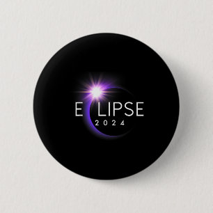 America Totality 04 08 24 Total Solar Eclipse 2024 2 Inch Round Button