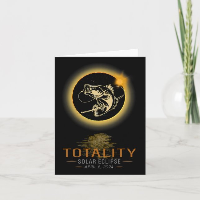 America Totality Spring 4 08 24 Total Solar Eclips Card (Front)