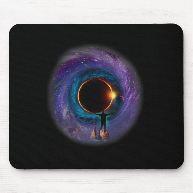 America Totality Spring 4.08.24 Total Solar Eclips Mouse Pad (Front)