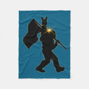 America Totality Total Solar Eclipse 4.08.2024 Fun Fleece Blanket