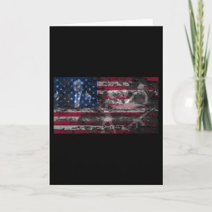 America Trump 2a Guns God Country Bible Cross Card