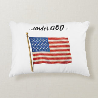 America Under God Accent Pillow