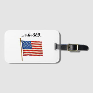 America Under God Luggage Tag