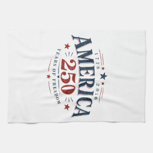 America USA 250th, 250 Years of Freedom Kitchen Towel