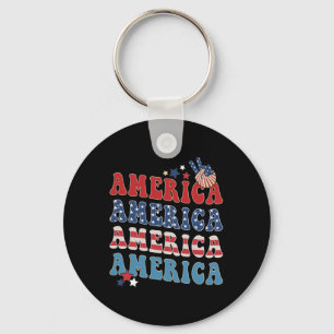 America Usa Fourth Of July 4th For Men Womens And Keychain