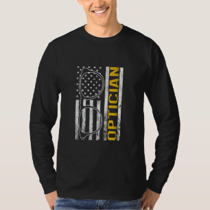 America USA Optometrist Eye Doctor Eye Glasses Opt T-Shirt