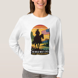 america womens shirts, american woman shirt, west T-Shirt
