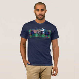 Américain dessus Écossais dessous - T-shirt