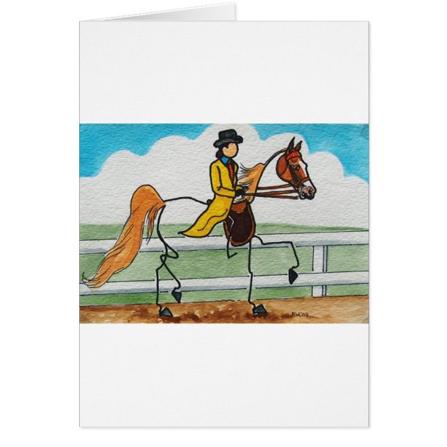 Américain Saddlebred de CHEVAL de BÂTON (Devant)