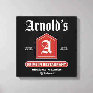 American 1950's Diner Canvas Print