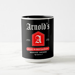 American 1950's Diner Mug