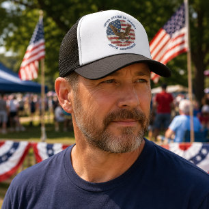 American 250th Anniversary 1776–2026 Heritage Trucker Hat
