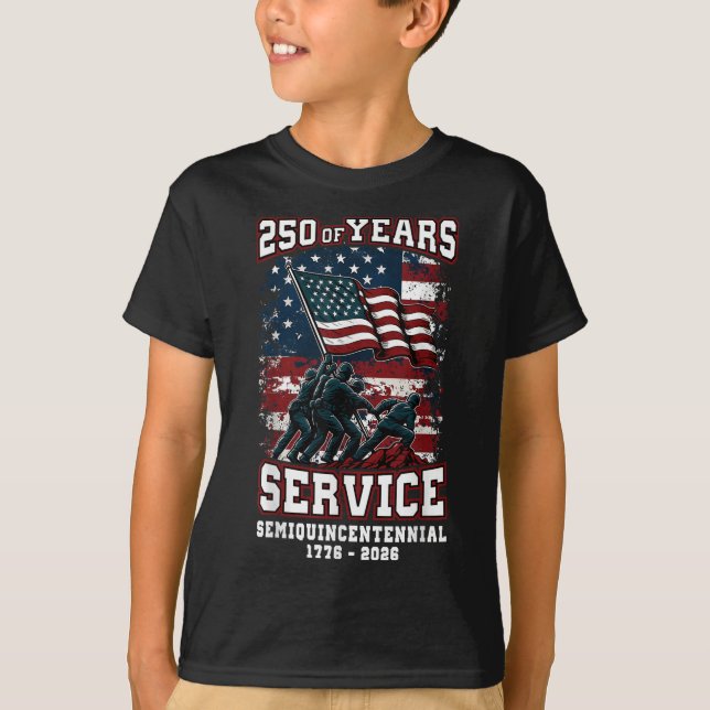 American 250th Anniversary Celebration 250 Years U T-Shirt (Front)