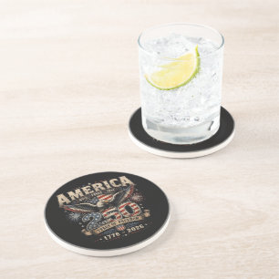 American 250th Anniversary Patriotic USA 4th July Coaster