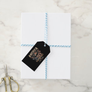 American 250th Anniversary Patriotic USA 4th July Gift Tags