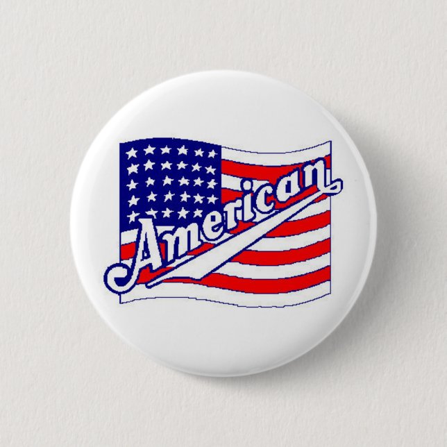 American 2 Inch Round Button (Front)