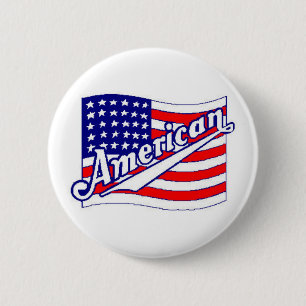 American 2 Inch Round Button