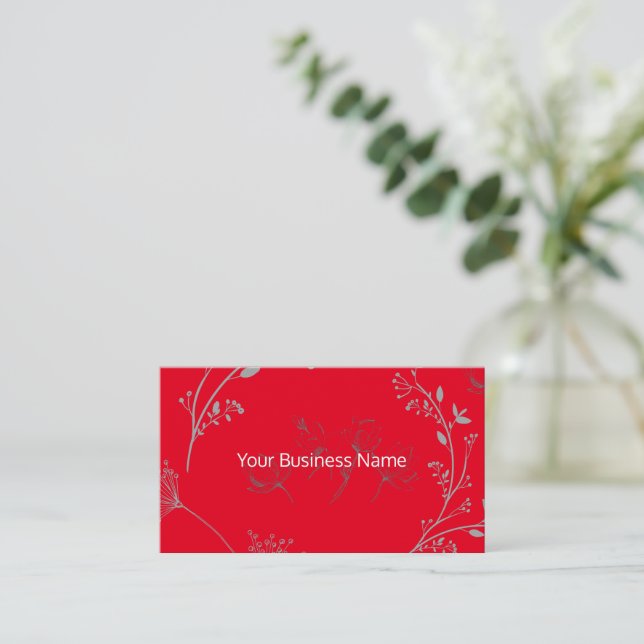 American, 8.9 cm x 5.1 cm Business Card (Standing Front)