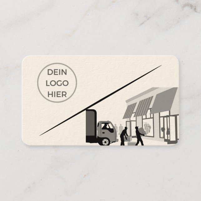 American, 8.9 cm x 5.1 cm business card (Front)