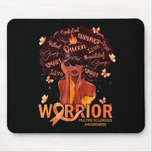American Afro Black Women Queen Multiple Sclerosis Mouse Pad