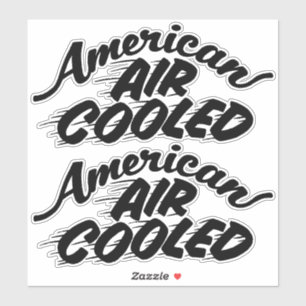 American Air-Cooled Corvair Lettering Clear Vinyl